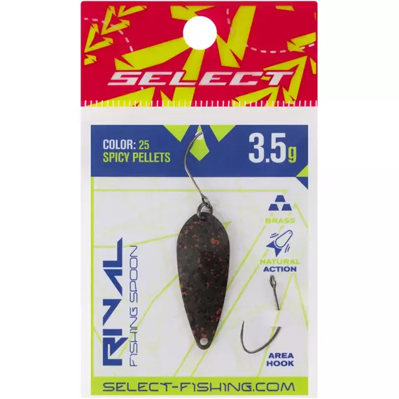 Блешня Select Rival 3.5g 34mm #25 Spicy Pellets, Вага блешні: 3.5, Колір блешні: #25 Spicy Pellets, фото , изображение 2
